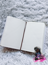Load image into Gallery viewer, Black Woman Floral Bible Cover and Journal Set: Just Blessed - Ready to Ship