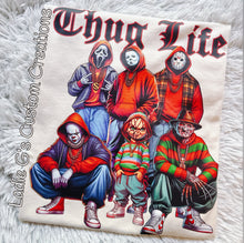 Load image into Gallery viewer, Halloween Thug Life Horror T-Shirt