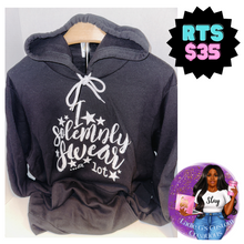 Load image into Gallery viewer, I solemnly swear a lot Hoody, Black