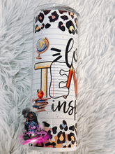 Load image into Gallery viewer, 20oz. Teach Love Inspire Teacher Tumbler Cup: Pre-Order
