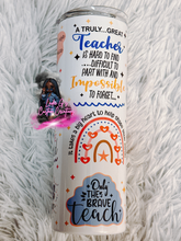 Load image into Gallery viewer, 20oz. Teacher Fuel Tumbler: Pre-Order