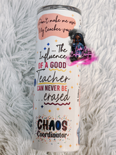 Load image into Gallery viewer, 20oz. Teacher Fuel Tumbler: Pre-Order