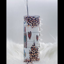 Load image into Gallery viewer, 20oz. Sublimation Tumbler (Matte Finish)- Best Mom Ever, Leopard - Ready to ship