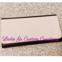 Load image into Gallery viewer, Tri-fold Leather Wallet with Snap Closure - Custom Order