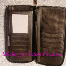 Load image into Gallery viewer, Leather Zipper Wallet - Custom Order