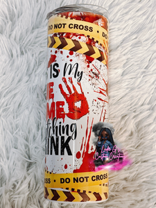 20oz. True Crime Tumbler: Pre-Order